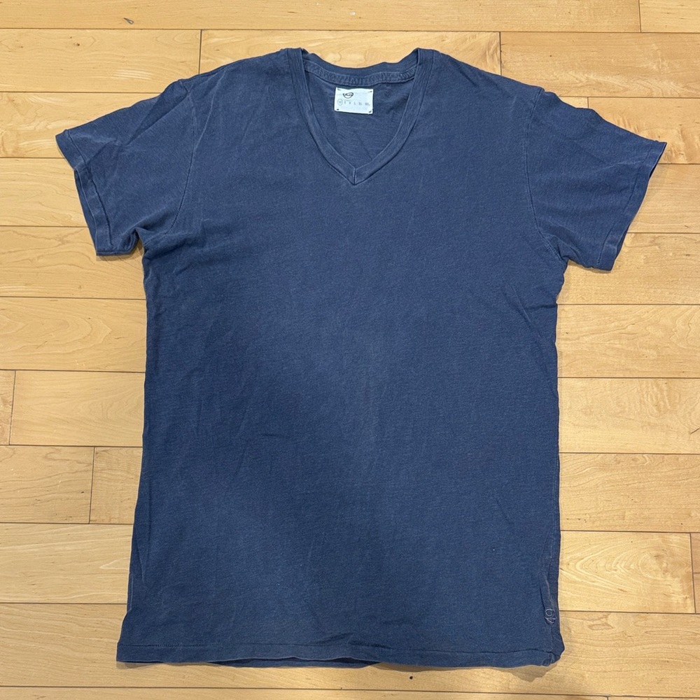 Men’s Ag Adriano Goldschmied Blue V-Neck Tee